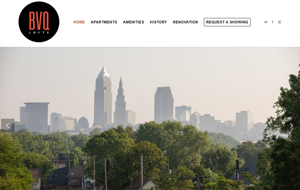 BVQ Lofts website